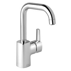 Damixa Pine wastafelmengkraan 1-greeps hoge uitloop z. waste Chroom