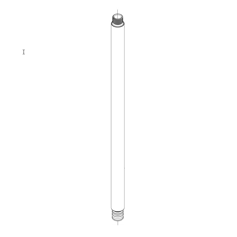 Damixa Douchepijp idona verlengstuk 35cm Chroom