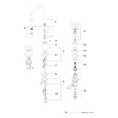 Onderdelentekening Dornbracht DOC-11024