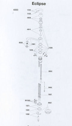 Damixa Parts Eclipse Kitchen Faucet (LOW PRESSURE BOILER) 40003.00