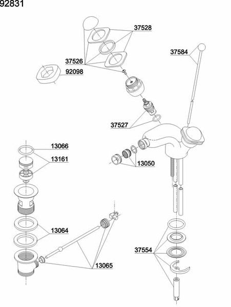 Damixa Parts Galaxy Bidet Tap 92831.00
