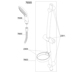 Damixa Parts Shower Program Petite shower set 76505.00