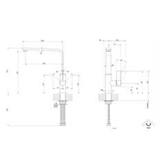 Maattekening Gessi Helium 17015