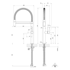 Maattekening Gessi Helium 50009