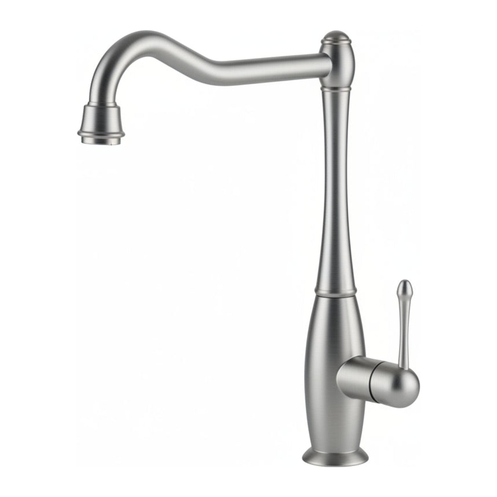 Gessi Antica 1-gats keukenkraan met L-uitloop Inox