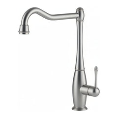 Gessi Antica 1-gats keukenkraan met L-uitloop Inox