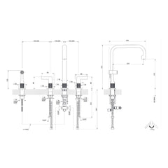 Maattekening Gessi Inciso 58703