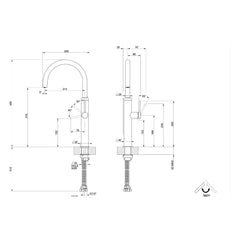 Maattekening Gessi 316 60016