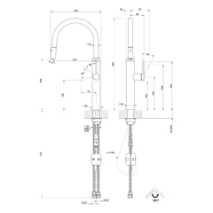 Maattekening Gessi 316 60022