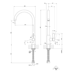 Maattekening Gessi Helium 60075