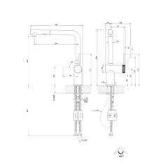 Maattekening Gessi Inedito 60478