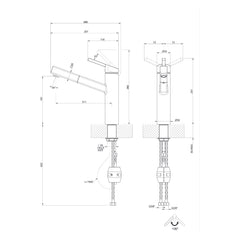 Maattekening Gessi Thalium 60533