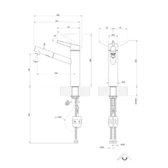 Maattekening Gessi Thalium 60536