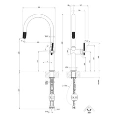 Maattekening Gessi Habito 60672