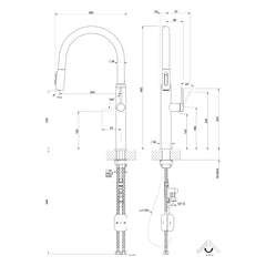 Maattekening Gessi 316 Filtered 60822