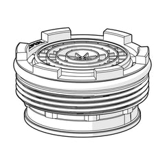 Hansa Mousseur en sleutel M24x1 STD CC S Artikelnummer 59914143