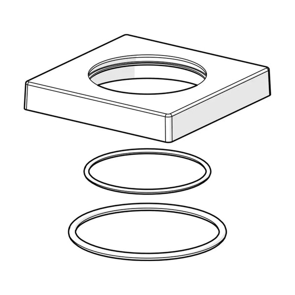 Hansa Afdekplaat 75x75 mm Artikelnummer 59914213