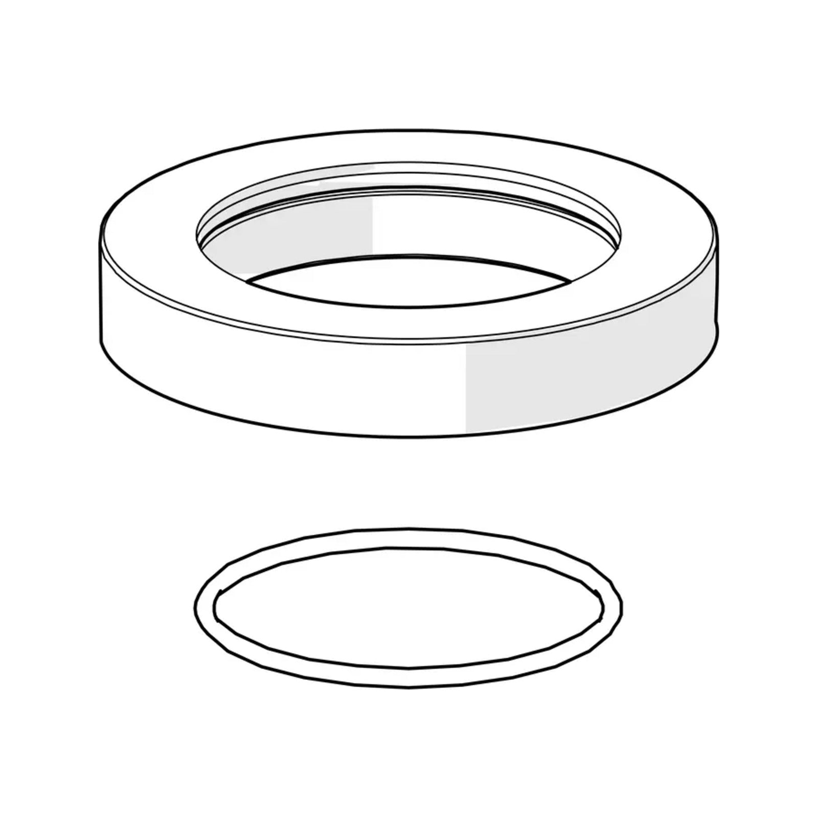 Hansa Afdekplaat d 72 mm Artikelnummer 59914668