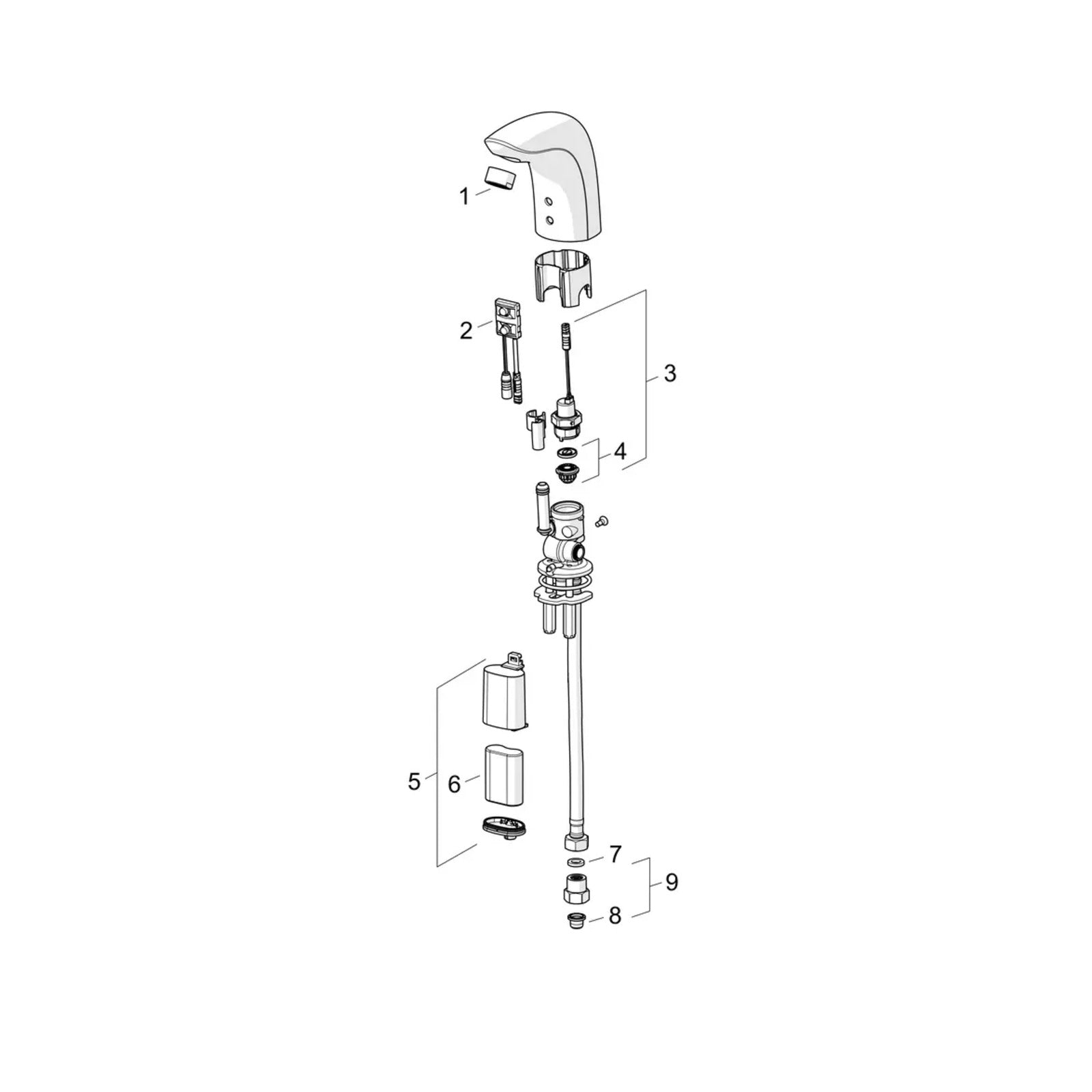 Onderdelentekening Hansa SP6159F / SP6159FN / SP6159FP / 64402210