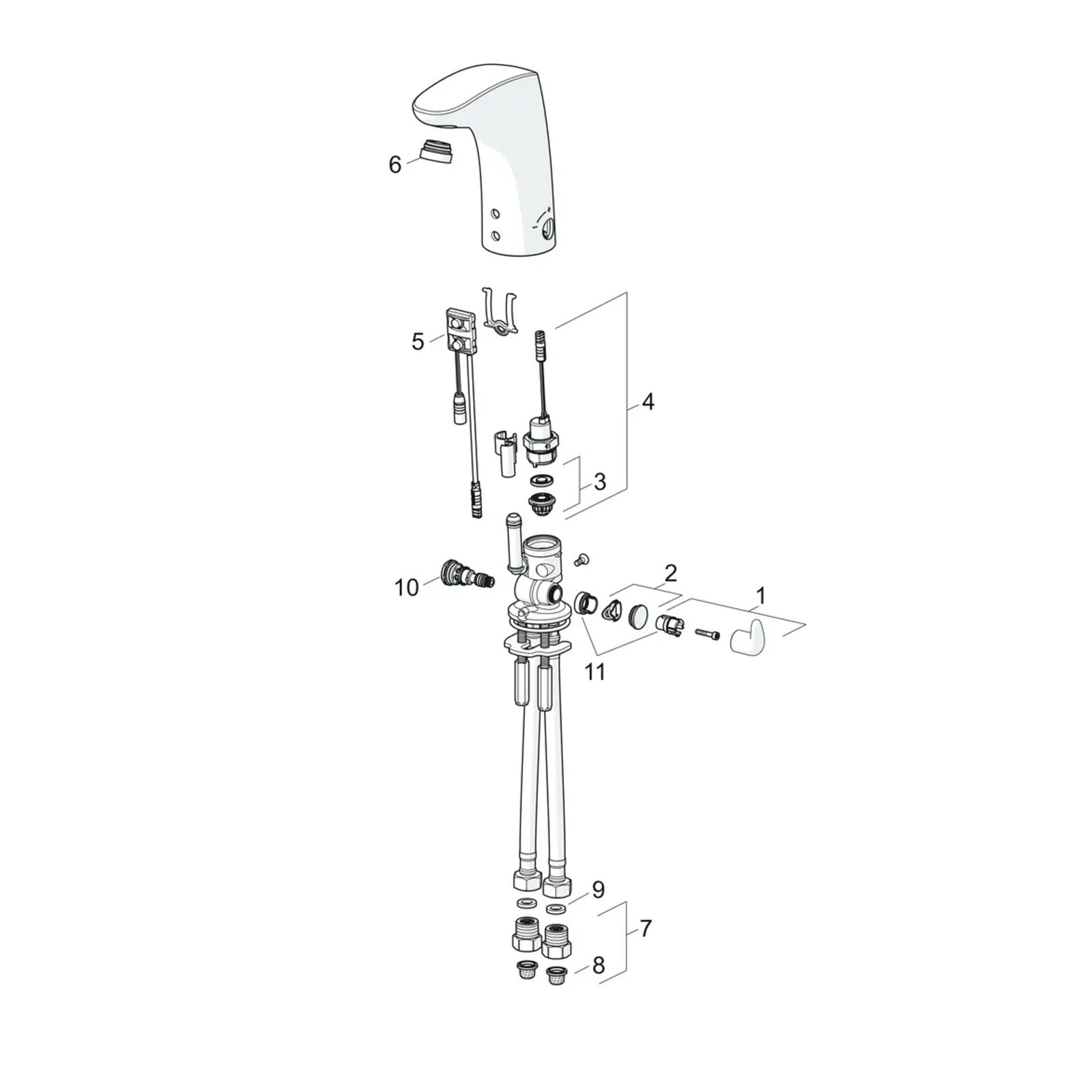 Onderdelentekening Hansa SP6222FZ / 64432009