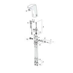 Onderdelentekening Hansa SP6222FZ / 64432009