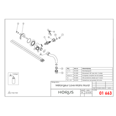 Horus 01.663 onderdelentekening