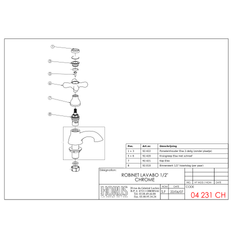 Horus 04.231 onderdelentekening