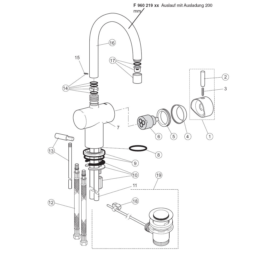 Jado Onderdelen Geometry Borma Series A1 1 greeps Wastafelkraan F127 jado-onderdelen-geometry-borma-series-a1-1-greeps-wastafelkraan-f127