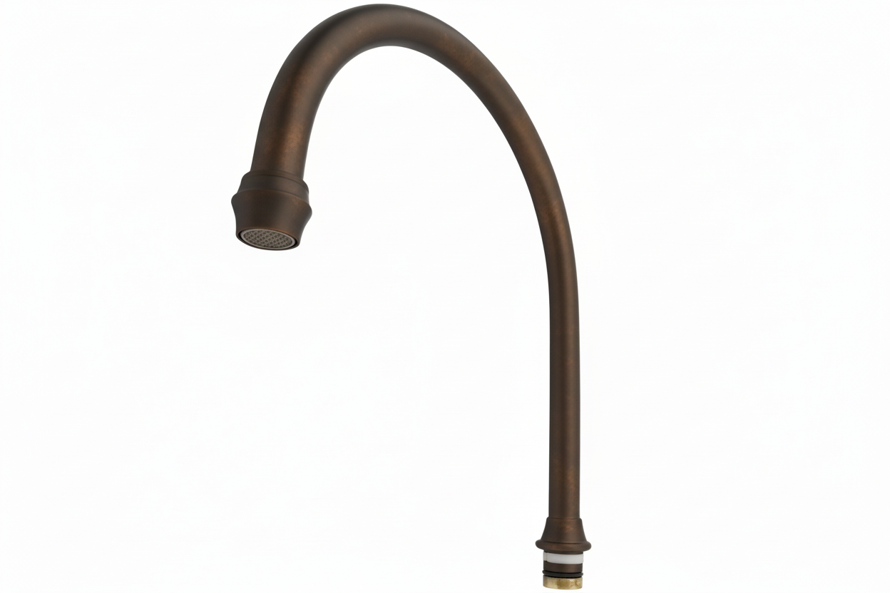 Perrin &  Rowe Phoenician With Rinse Spout Geborsteld Messing Artikelnummer 9.20360SB