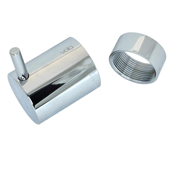 VOLA complete greep serie 3000 Omstelknop met zwarte stift NR34