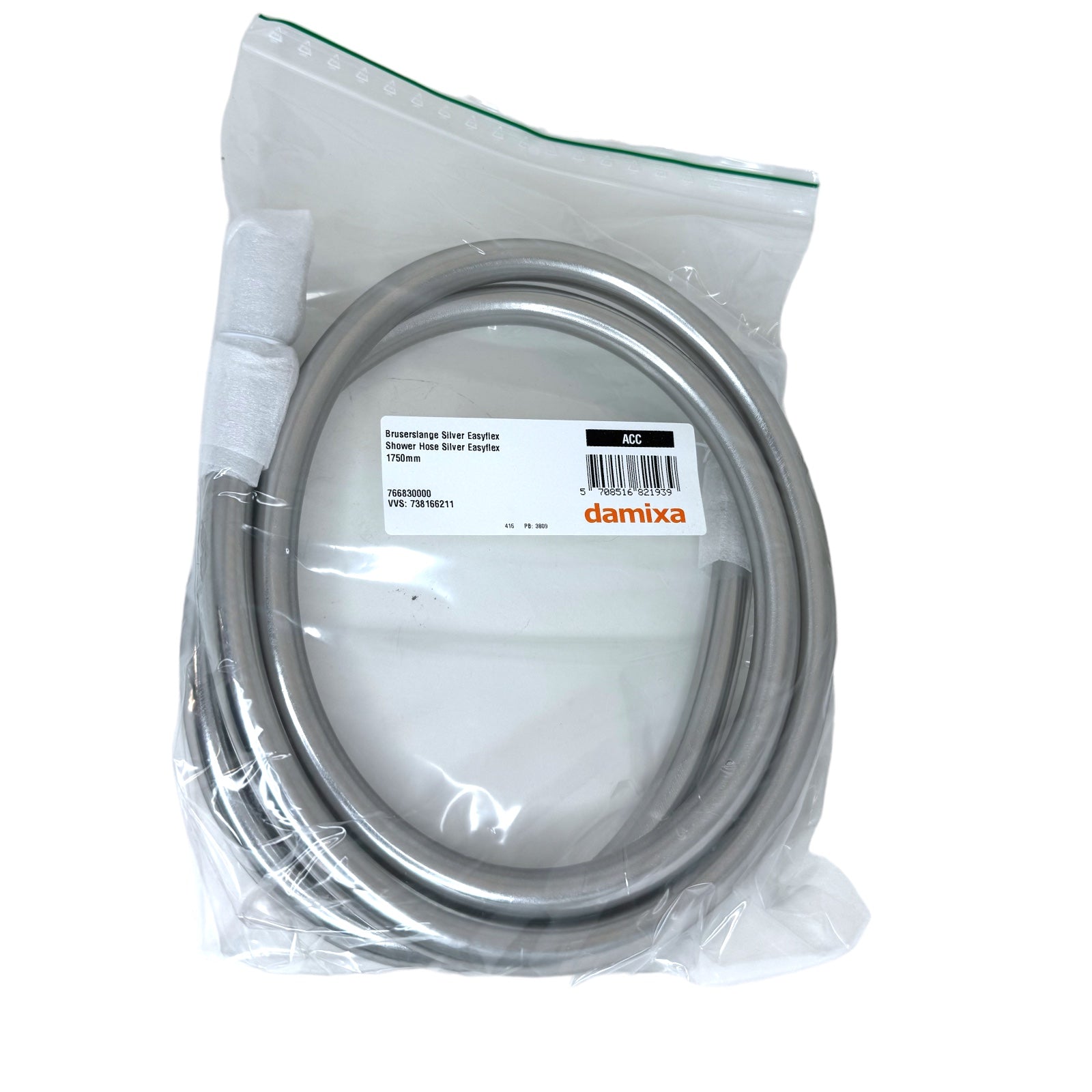 Damixa Douche slang easyflex 1750mm ZILVER