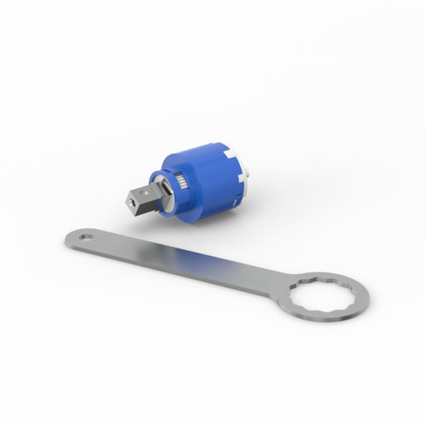 Quooker cartridge Flex 35 mm met montagesleutel - productafbeelding