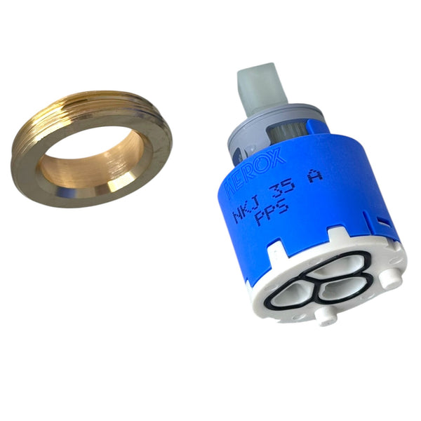 Quooker cartridge Flex 35 mm met cartridgemoer - onderzijde