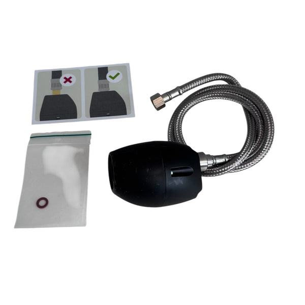 Quooker slanggewicht met slang Flex - inhoud levering met afdichtring en instructiesticker