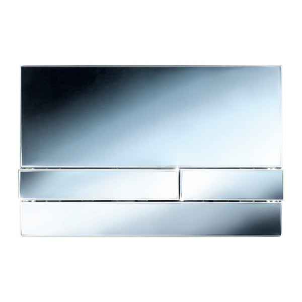 REZI bedieningspaneel Modern glans chroom, druktoetsen glans chroom