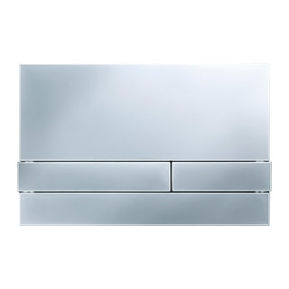 REZI bedieningspaneel Modern mat chroom, druktoetsen mat chroom