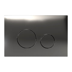 REZI bedieningspaneel Trend mat chroom, 2 druktoetsen