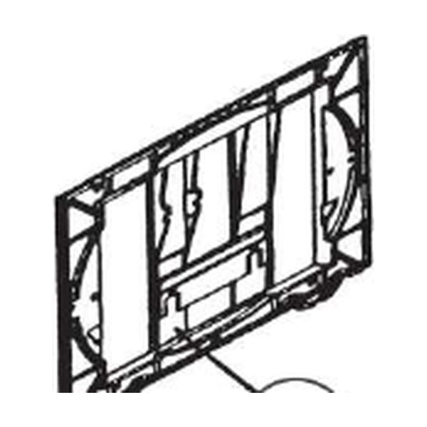 REZI bevestigingsraam voor bedieningspaneel Basic duo (BB3650)