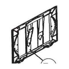 REZI bevestigingsraam voor bedieningspaneel Basic start/stop (BB3650)