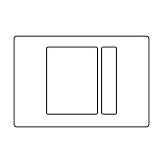 Lijntekening Schwab bedieningspaneel Riva Duo chroom