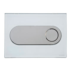 Schwab bedieningspaneel Circle glas wit