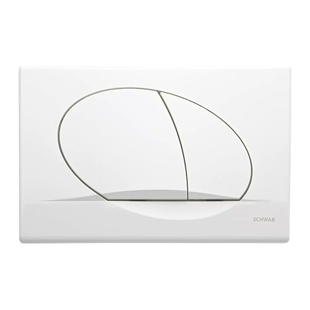 Schwab bedieningspaneel Ovate Duo wit