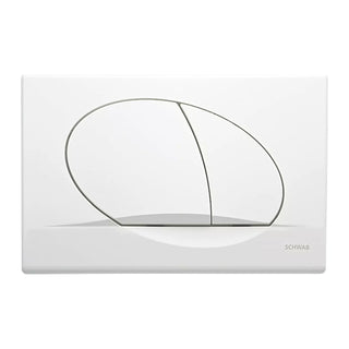 Schwab bedieningspaneel Ovate Duo wit