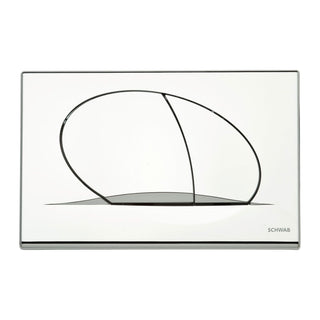 Schwab bedieningspaneel Ovate Duo chroom