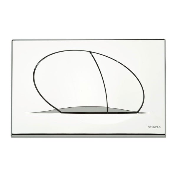 Schwab bedieningspaneel Ovate Duo chroom
