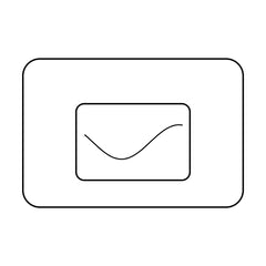 Lijntekening Schwab bedieningspaneel Gala-S wit