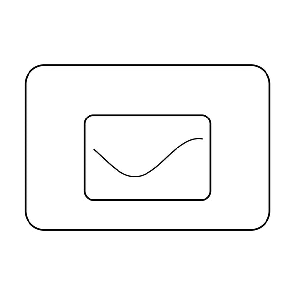 Lijntekening Schwab bedieningspaneel Gala-S wit