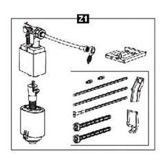 SCHWAB complete overhaul kit for built-in reservoir Model 187.1200