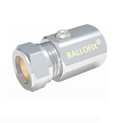 Balafix Ballofix control valve / ball valve 1/2 x 12 mm Clamp Chrome