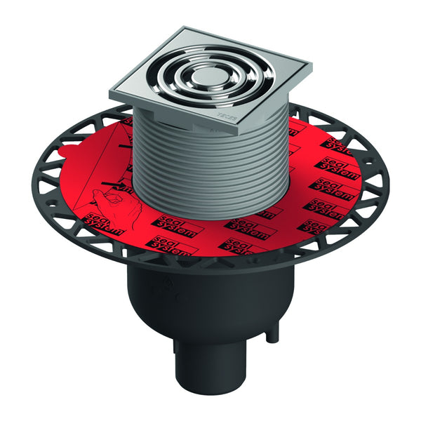 TECE 130 vertical drain set with Seal Systems universal flange